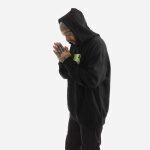 HUF ESSENTIALS BOX LOGO PULLOVER HOODIE BLACK PF00465 - Image 4