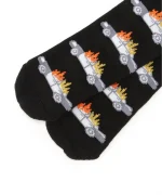 HUF CIVIL DISOBEDIENCE SOCK BLACK - Image 2