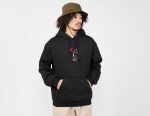 HUF H-DOG EMBROIDERED PULLOVER HOODIE BLACK PF00518 - Image 5