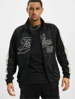 FUBU VARSITY STRIPED TRACK JACKET BLACK - Image 2