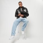 FUBU VARSITY LEATHER JACKET BLACK FM224-043-1 - Image 6