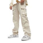 KARL KANI OG WASHED MULTIPOCKET CARGO PANTS LIGHT SAND