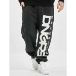 DANGEROUS DNGRS CLASSIC SWEAT PANTS CHARCOAL WHITE