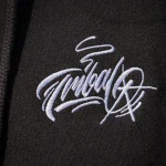 TRIBAL BAKER SCRIPT LOGO ZIP HOODIE - Image 5