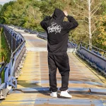 TRIBAL BAKER SCRIPT LOGO ZIP HOODIE - Image 8