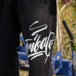 TRIBAL BAKER SCRIPT LOGO SWEATPANT BLACK TR1011-005 - Image 5