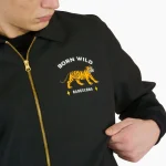 AMERICAN SOCKS WILD TIGER JACKET BLACK ASG060 - Image 4