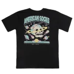 AMERICAN SOCKS SPACE CADET T-SHIRT BLACK - Image 2