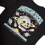 AMERICAN SOCKS SPACE CADET T-SHIRT BLACK - Image 4