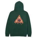 HUF BRICK LURK PULLOVER HOODIE FOREST GREEN - Image 2