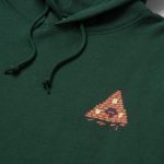 HUF BRICK LURK PULLOVER HOODIE FOREST GREEN - Image 3