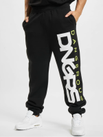 DANGEROUS DNGRS CLASSIC SWEAT PANTS BLACK GREEN - Image 3
