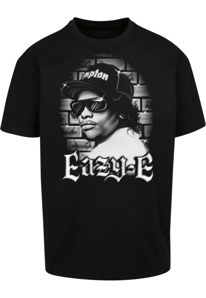UPSCALE STUDIOS EAZY-E PAINTBRUSH OVERSIZE TEE MT2463 BLACK