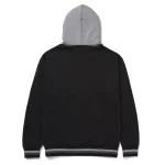 HUF SIDELINE PULLOVER HOODIE BLACK - Image 5