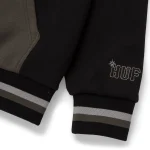HUF SIDELINE PULLOVER HOODIE BLACK - Image 4