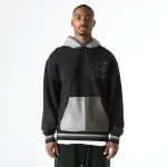 HUF SIDELINE PULLOVER HOODIE BLACK - Image 7
