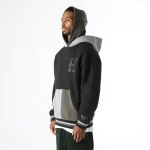 HUF SIDELINE PULLOVER HOODIE BLACK - Image 8