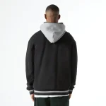 HUF SIDELINE PULLOVER HOODIE BLACK - Image 9