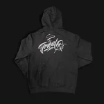 TRIBAL BAKER SCRIPT LOGO ZIP HOODIE - Image 2