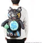 SPRAYGROUND WTF ALIEN BEAR BACKPACK B4875 43 x 15 x 28 cm - Image 3