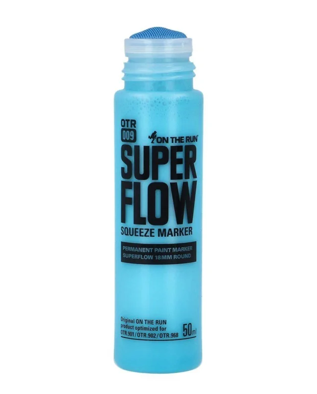 ON THE RUN OTR.009 SUPERFLOW SQUEEZER MARKER ROUND TIP 18MM 50ML - On The Run
