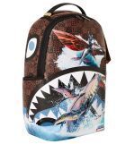 SPRAYGROUND AVATAR SHARKS IN PARIS DLXSVF BACKPACK B5097 18” x 6” x 11.5”