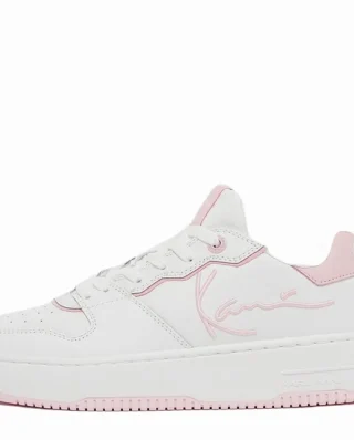 KARL KANI SHOES 89 UP LOGO WHITE/ROSE KKFWW000243 - KARL KANI