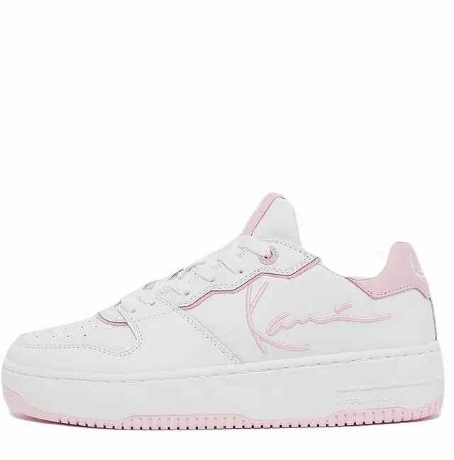 KARL KANI SHOES 89 UP LOGO WHITE/ROSE KKFWW000243 - KARL KANI