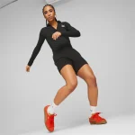 PUMA CLASSICS PINTUCK SHORTS WOMEN 538077 BLACK - Image 7