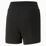 PUMA CLASSICS PINTUCK SHORTS WOMEN 538077 BLACK - Image 4