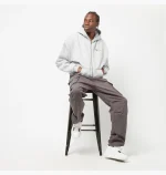 Karl Kani Chest Signature Essential Zip Hoodie Ash Grey KM-ZH011-013-03 - Image 3
