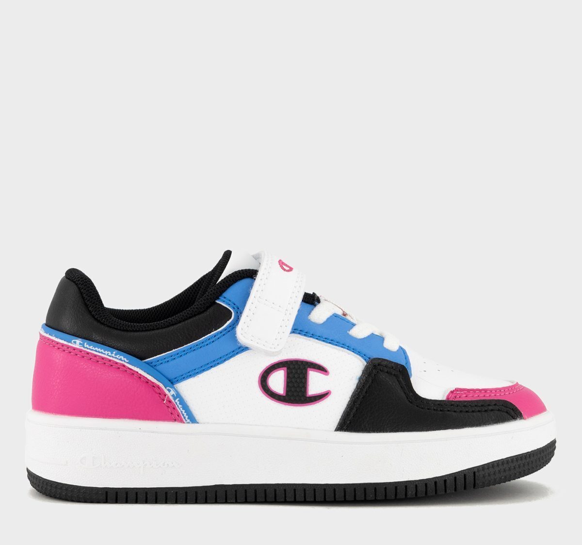 S32497WW001 CHAMPION GIRLS REBOUND 2.0 LOW G PS LOW CUT SHOE S32497-CHA-WW001 WHT MULTI - Image 1