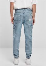 SOUTHPOLE DENIM WITH CARGO POCKETS SP244 L.BLUE DESTROYED WASHED - Image 2