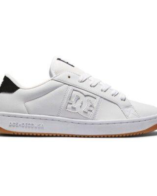 DC SHOES STRIKER LEATHER SHOES ADYS100624 WKM WHITE