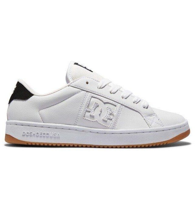 DC SHOES STRIKER LEATHER SHOES ADYS100624 WKM WHITE