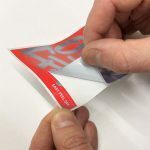 FLUX EGGSHELL STICKERS 50 PCS 7.4 x 10.5 CM RED - Image 3