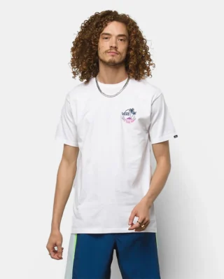 VANS CLASSIC MINI DUAL PALM T-SHIRT WHITE VN0A7SMYYUQ1