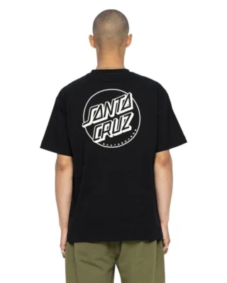 SANTA CRUZ OPUS DOT STRIPE AG T-SHIRT BLACK SCA-TEE-9133 - SANTA CRUZ