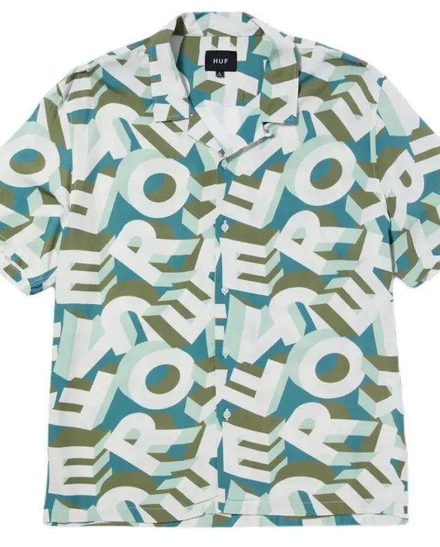 HUF ABECEDERIAN RESORT SHIRT MULTI