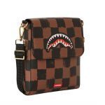 SPRAYGROUND SHARKS IN PARIS PAINTED MESSENGER SLING B5349 9″ x 6″ x 1.25″
