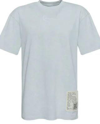 KARL KANI SMALL SIGNATURE DESTROYED TEE LIGHT BLUE KM231-020-1