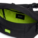HUF HYDE WAIST BAG BLACK - Image 2