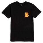 HUF GALAXYWIDE T-SHIRT BLACK