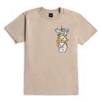 HUF DICEY T-SHIRT CLAY