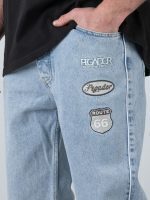 PEGADOR VANNESS BAGGY JEANS WASHED BLUE PGDR-2328-012-M-GR - Image 2