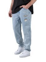 PEGADOR VANNESS BAGGY JEANS WASHED BLUE PGDR-2328-012-M-GR