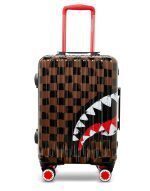 SPRAYGROUND SHARKS IN PARIS PAINTED CARRY-ON LUGGAGE CL187 21.5” x  13.74“ x  8.66”