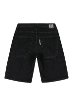 HOMEBOY X-TRA BAGGY SHORTS WASHED BLACK 01SH0384-84 - Image 2