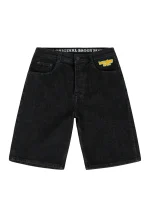 HOMEBOY X-TRA BAGGY SHORTS WASHED BLACK 01SH0384-84 - Image 3