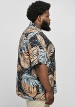 URBAN CLASSICS VISCOSE AOP RESORT SHIRT TB4150 PALMFRONT - Image 4